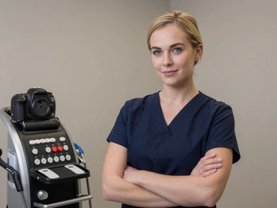 Female plastic surgeon in a private practice